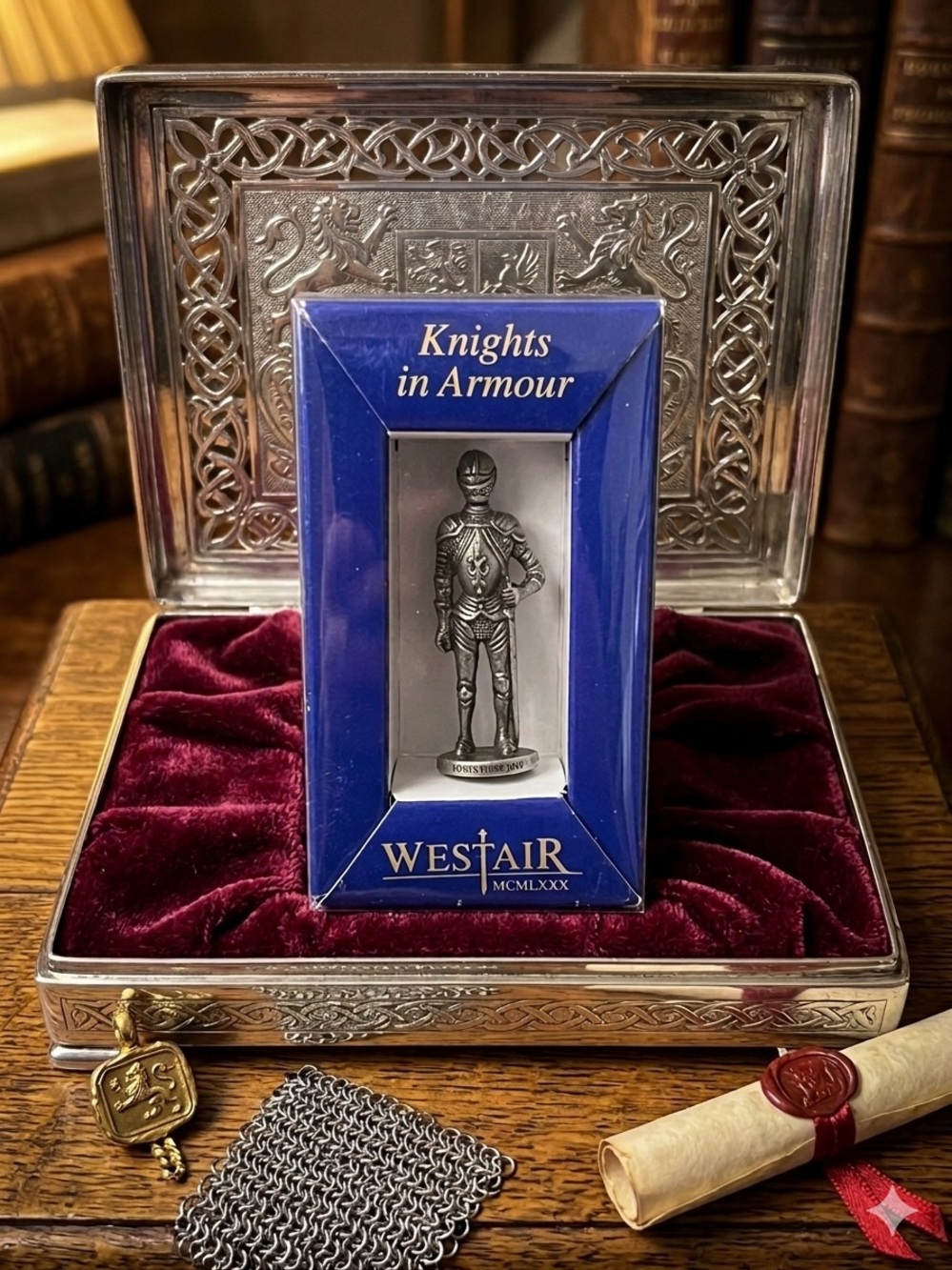 Westair Knights in Armour Pewter Figurine